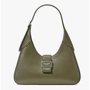 New Kate Spade Nouveau Small Shoulder Bag Smooth Leather Seaweed